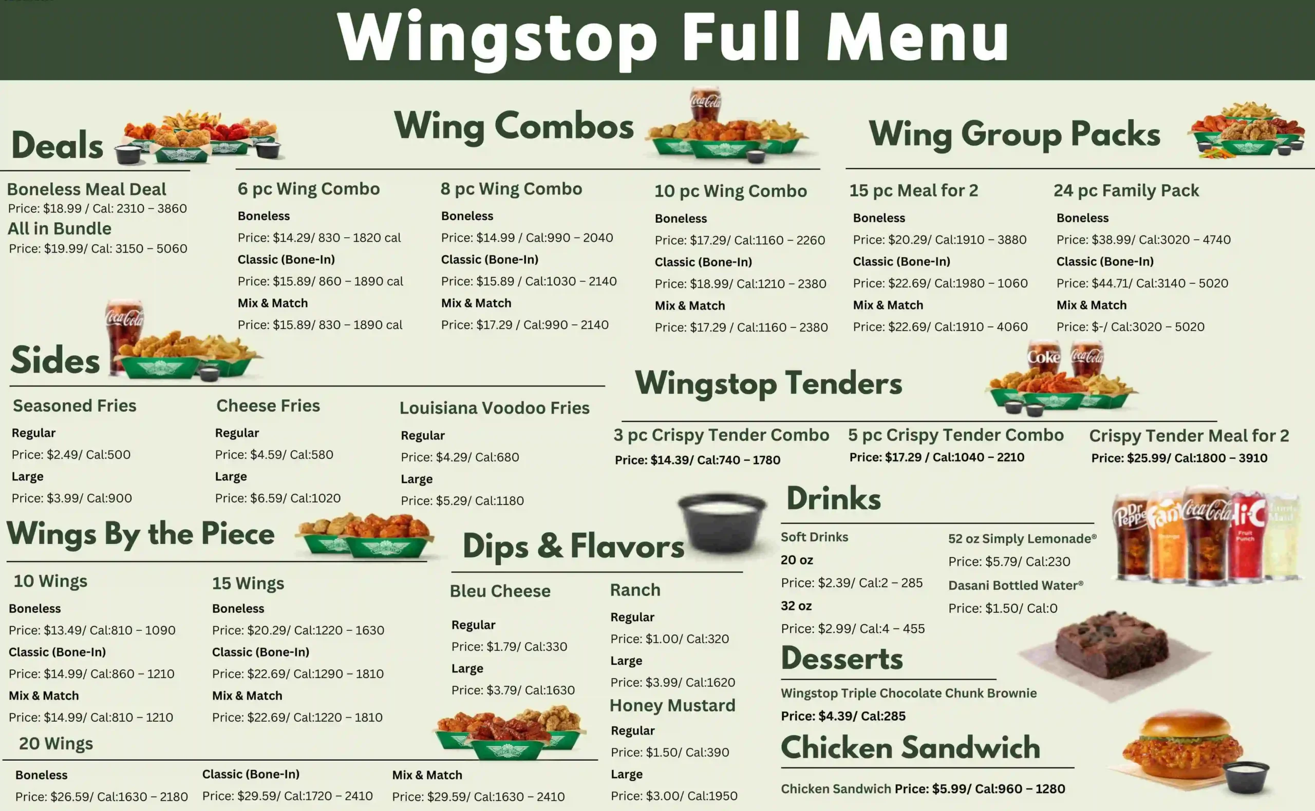 Wingstop Full Menu