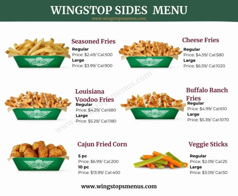 Wingstop Sides Menu With Prices